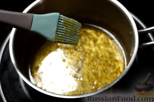 Слоёные рулетики с ореховой начинкой и лимонным сиропом